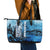 Rocky Mountains Leather Tote Bag Outdoor Adventure