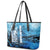 Rocky Mountains Leather Tote Bag Outdoor Adventure