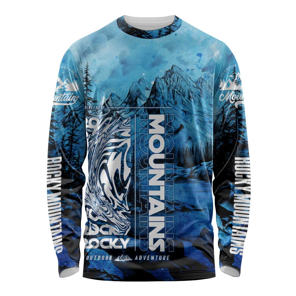 Rocky Mountains Long Sleeve Shirt Outdoor Adventure