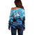 Rocky Mountains Off Shoulder Sweater Outdoor Adventure