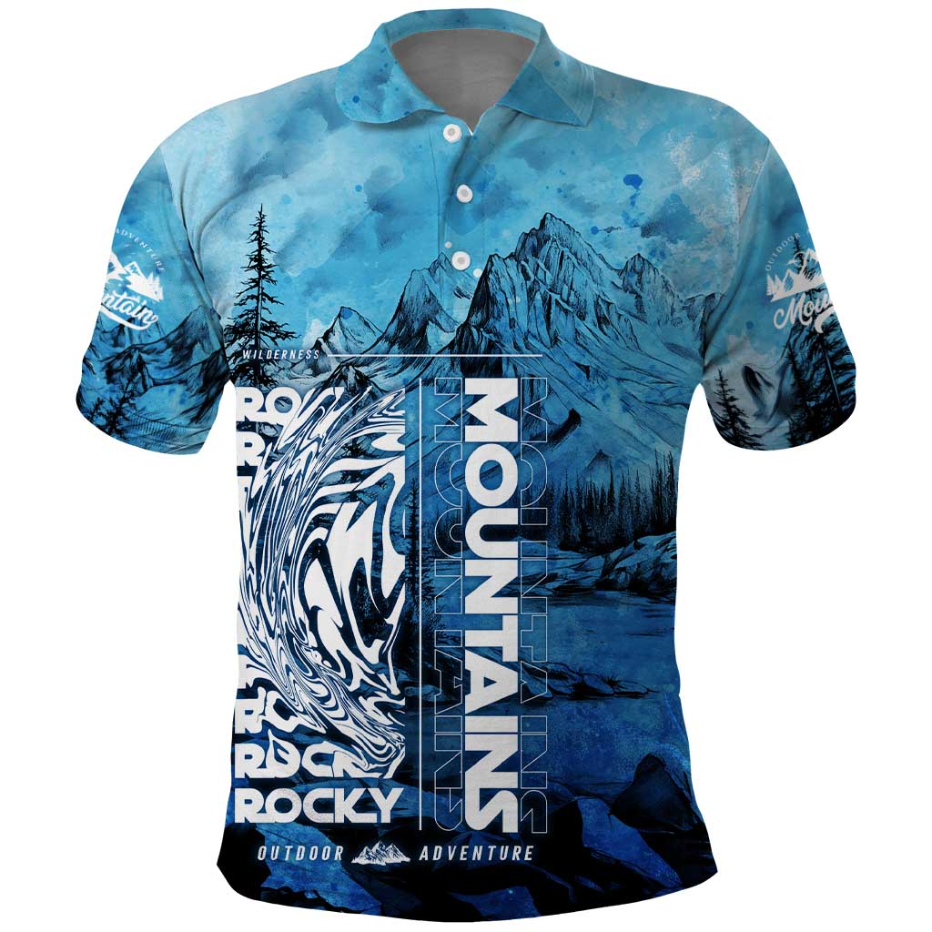 Rocky Mountains Polo Shirt Outdoor Adventure