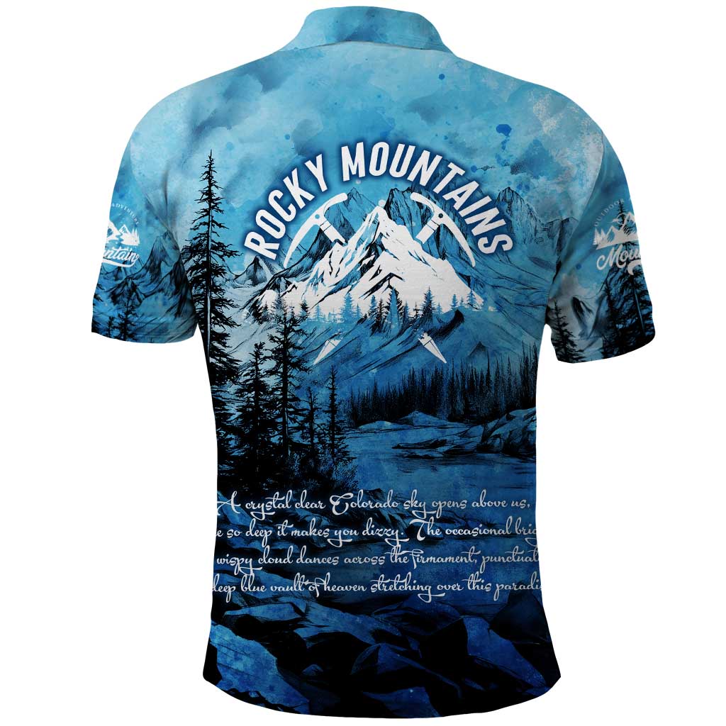 Rocky Mountains Polo Shirt Outdoor Adventure