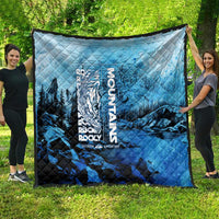 Rocky Mountains Quilt Outdoor Adventure