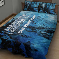 Rocky Mountains Quilt Bed Set Outdoor Adventure