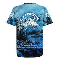 Rocky Mountains Rugby Jersey Outdoor Adventure