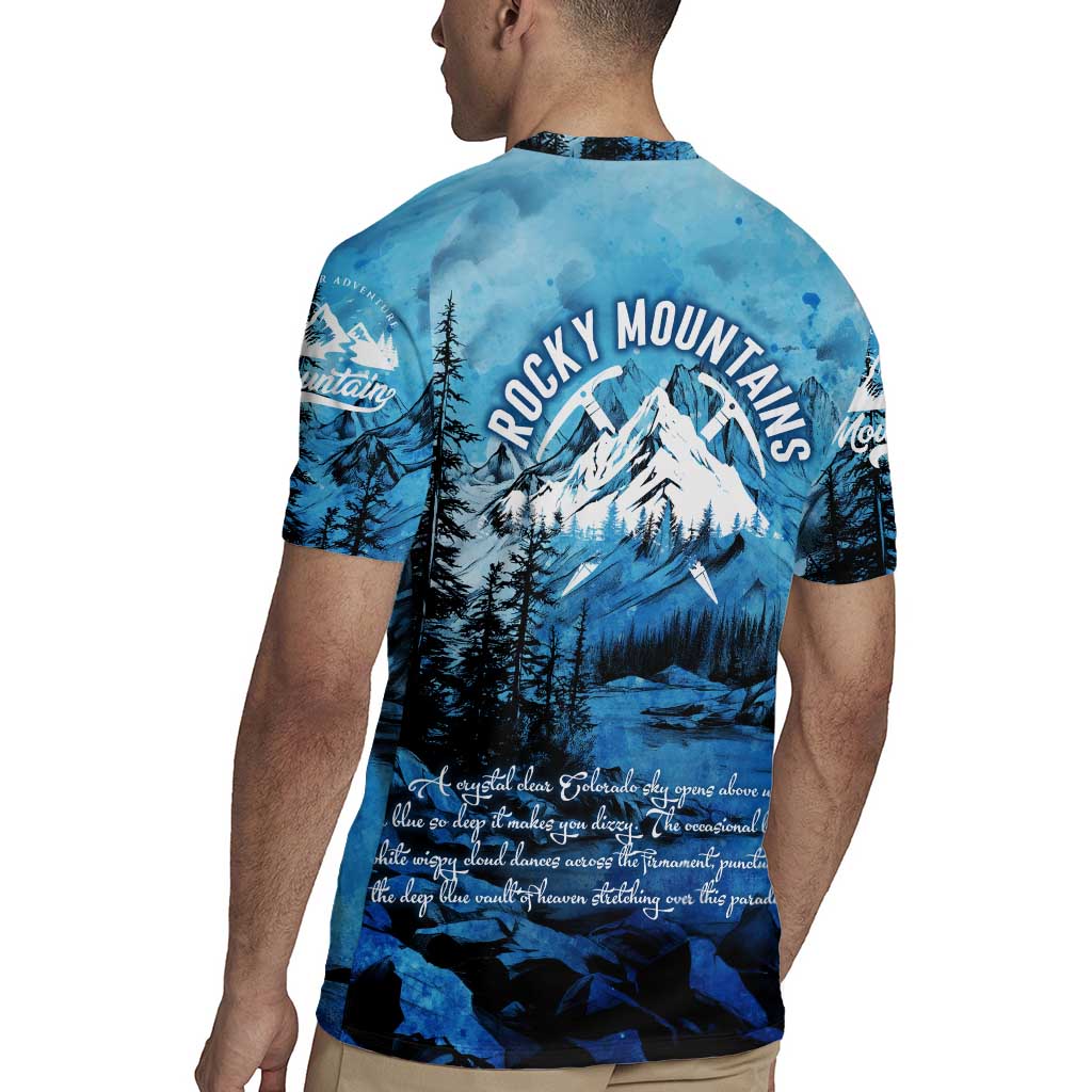 Rocky Mountains Rugby Jersey Outdoor Adventure
