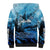 Rocky Mountains Sherpa Hoodie Outdoor Adventure