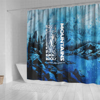 Rocky Mountains Shower Curtain Outdoor Adventure