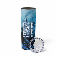 Rocky Mountains Skinny Tumbler Outdoor Adventure