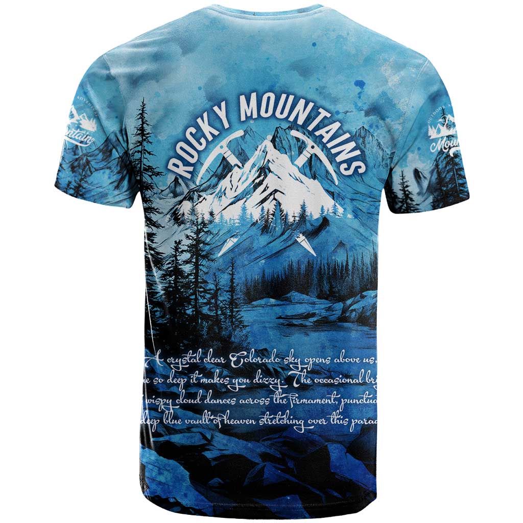 Rocky Mountains T Shirt Outdoor Adventure