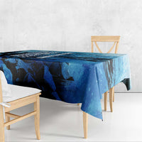 Rocky Mountains Tablecloth Outdoor Adventure