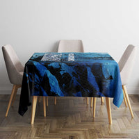 Rocky Mountains Tablecloth Outdoor Adventure