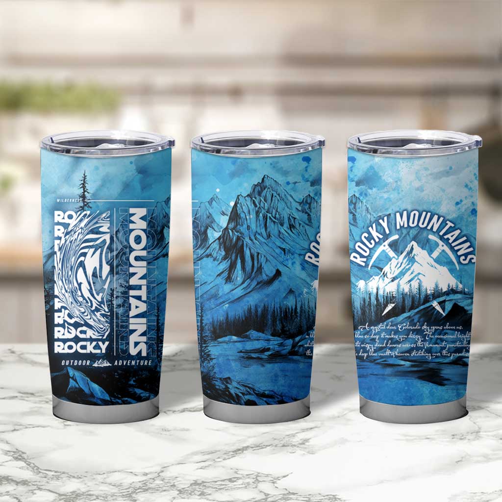 Rocky Mountains Tumbler Cup Outdoor Adventure