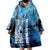 Rocky Mountains Wearable Blanket Hoodie Outdoor Adventure