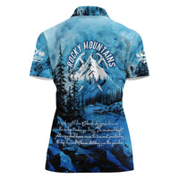 Rocky Mountains Women Polo Shirt Outdoor Adventure