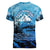 Rocky Mountains Women V-Neck T-Shirt Outdoor Adventure