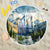 Wilderness of Rocky Mountains Beach Blanket