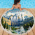 Wilderness of Rocky Mountains Beach Blanket