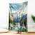 Wilderness of Rocky Mountains Blanket