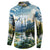 Wilderness of Rocky Mountains Button Sweatshirt