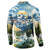 Wilderness of Rocky Mountains Button Sweatshirt