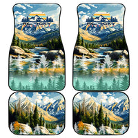 Wilderness of Rocky Mountains Car Mats