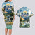 Wilderness of Rocky Mountains Couples Matching Long Sleeve Bodycon Dress and Hawaiian Shirt