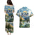 Wilderness of Rocky Mountains Couples Matching Puletasi and Hawaiian Shirt