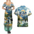 Wilderness of Rocky Mountains Couples Matching Summer Maxi Dress and Hawaiian Shirt