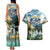 Wilderness of Rocky Mountains Couples Matching Tank Maxi Dress and Hawaiian Shirt