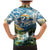 Wilderness of Rocky Mountains Family Matching Mermaid Dress and Hawaiian Shirt