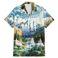 Wilderness of Rocky Mountains Family Matching Mermaid Dress and Hawaiian Shirt