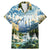 Wilderness of Rocky Mountains Family Matching Mermaid Dress and Hawaiian Shirt