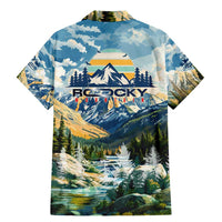 Wilderness of Rocky Mountains Family Matching Mermaid Dress and Hawaiian Shirt