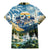 Wilderness of Rocky Mountains Family Matching Mermaid Dress and Hawaiian Shirt