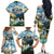 Wilderness of Rocky Mountains Family Matching Off The Shoulder Long Sleeve Dress and Hawaiian Shirt