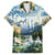 Wilderness of Rocky Mountains Family Matching Short Sleeve Bodycon Dress and Hawaiian Shirt