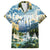 Wilderness of Rocky Mountains Family Matching Summer Maxi Dress and Hawaiian Shirt