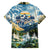 Wilderness of Rocky Mountains Family Matching Summer Maxi Dress and Hawaiian Shirt