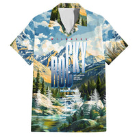 Wilderness of Rocky Mountains Family Matching Tank Maxi Dress and Hawaiian Shirt