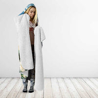 Wilderness of Rocky Mountains Hooded Blanket