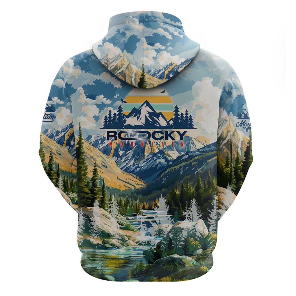 Wilderness of Rocky Mountains Hoodie