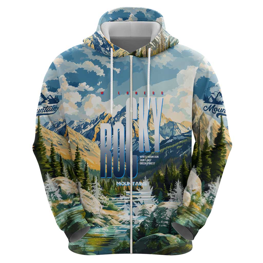 Wilderness of Rocky Mountains Hoodie