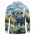 Wilderness of Rocky Mountains Long Sleeve Polo Shirt