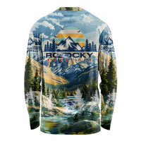 Wilderness of Rocky Mountains Long Sleeve Shirt