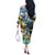 Wilderness of Rocky Mountains Off The Shoulder Long Sleeve Dress