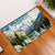 Wilderness of Rocky Mountains Rubber Doormat