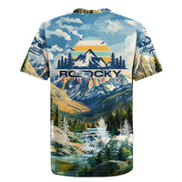 Wilderness of Rocky Mountains Rugby Jersey