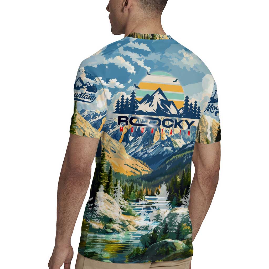 Wilderness of Rocky Mountains Rugby Jersey