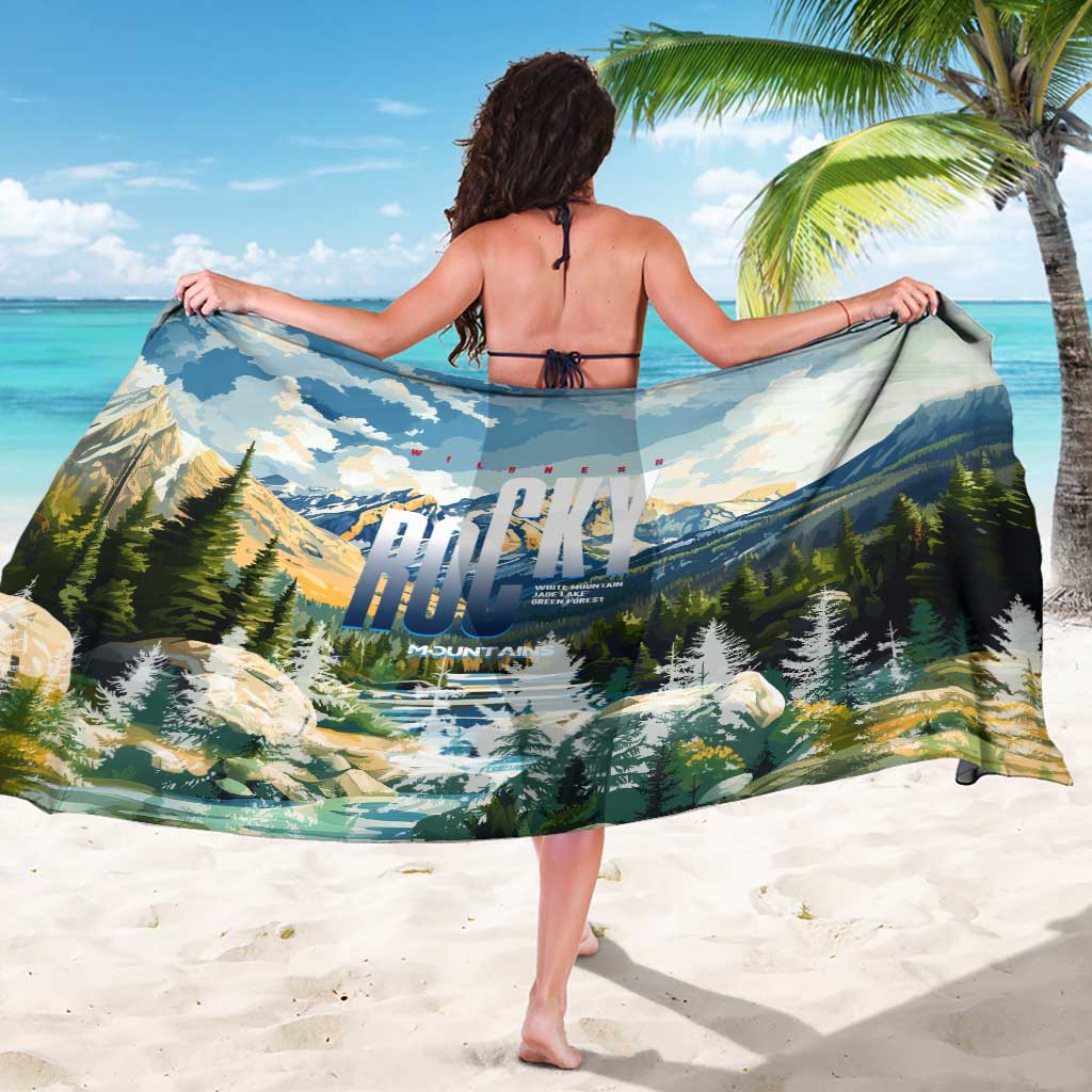 Wilderness of Rocky Mountains Sarong